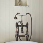 The Coll Bath & Shower Mixer With Floor Standing Legs