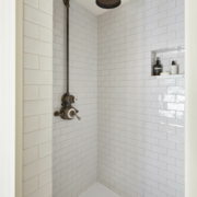 The Dalby Surface Mounted Shower, Straight Arm