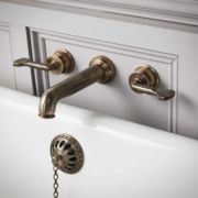 The Leawood Wall Mounted 3-Hole Bath Mixer