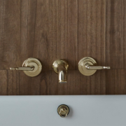 The Leawood Wall Mounted 3-Hole Bath Mixer