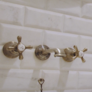 The Mull Classic 3 Hole Wall Basin Mixer