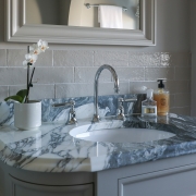 The Coll 3 Hole Basin Mixer with Swan Neck Spout